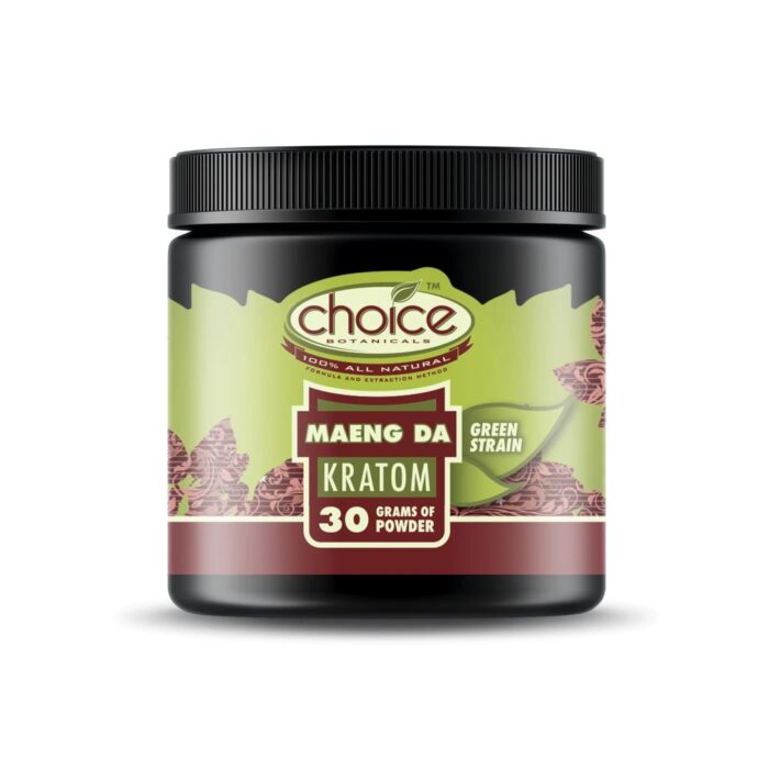 Green Vein Maeng Da Kratom Powder - Choice Botanicals 30g