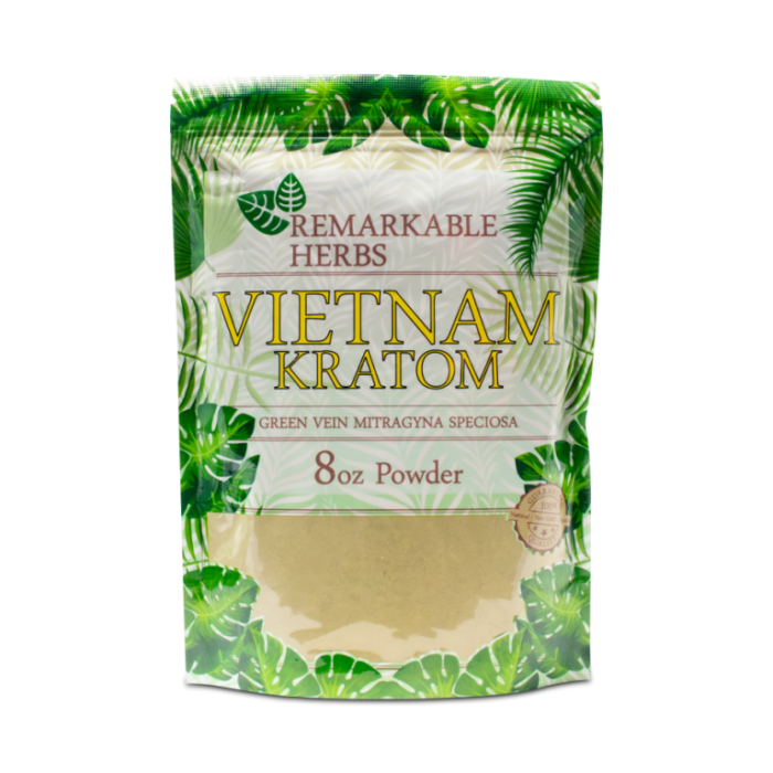 Green Vein Vietnam Powder Remarkable Herbs 8oz