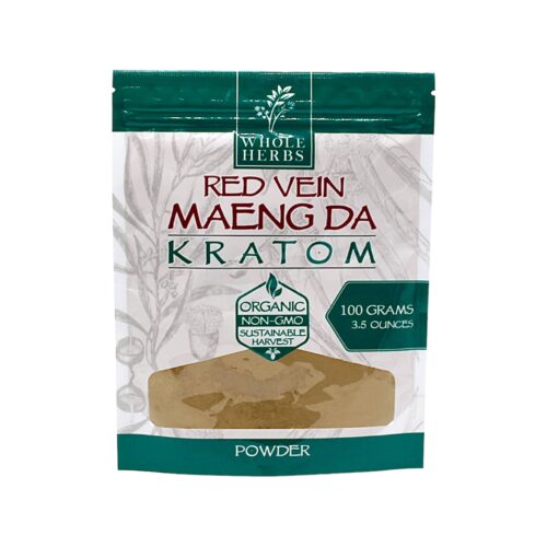 Red Vein Maeng Da Kratom Powder - Whole Herbs 100g