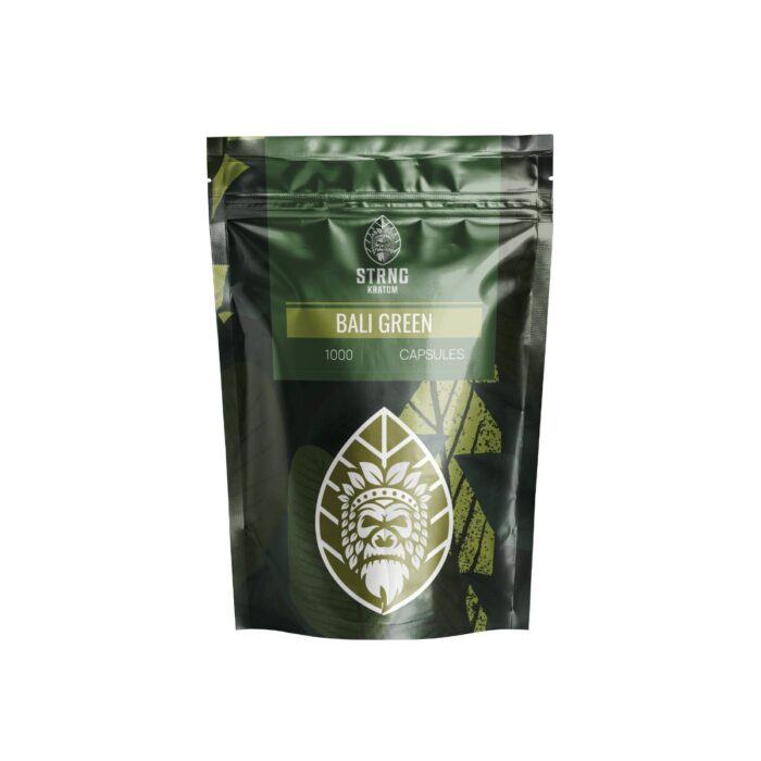 Strng Kratom Capsules Green Bali 1000C