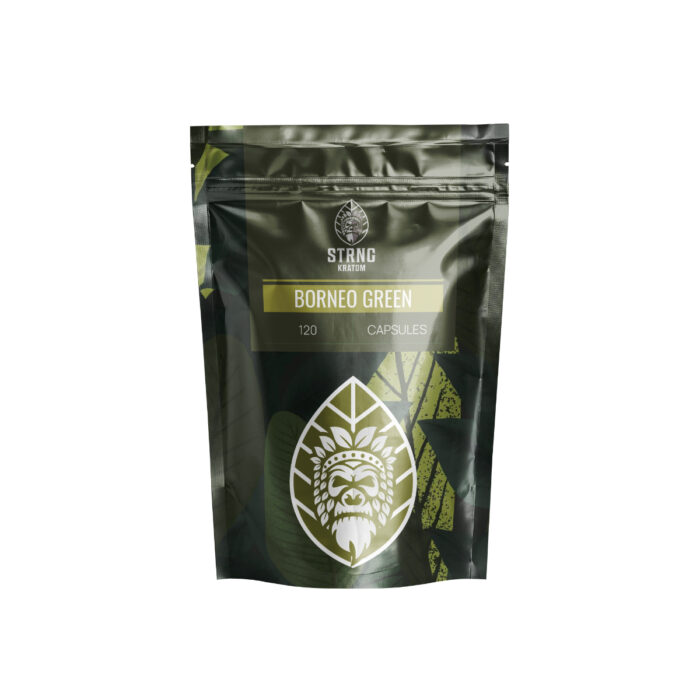 Strng Kratom Capsules Green Borneo 120C