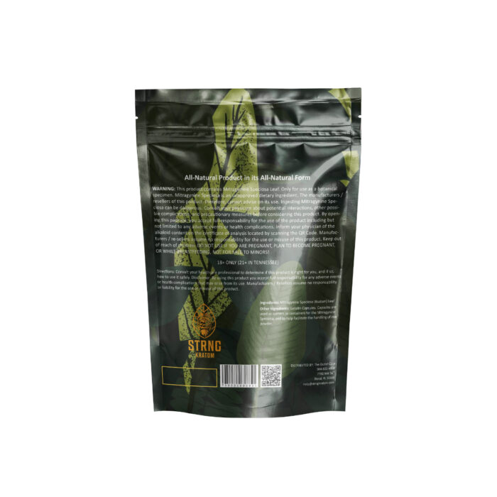 Strng Kratom Capsules Green Borneo 30C Back