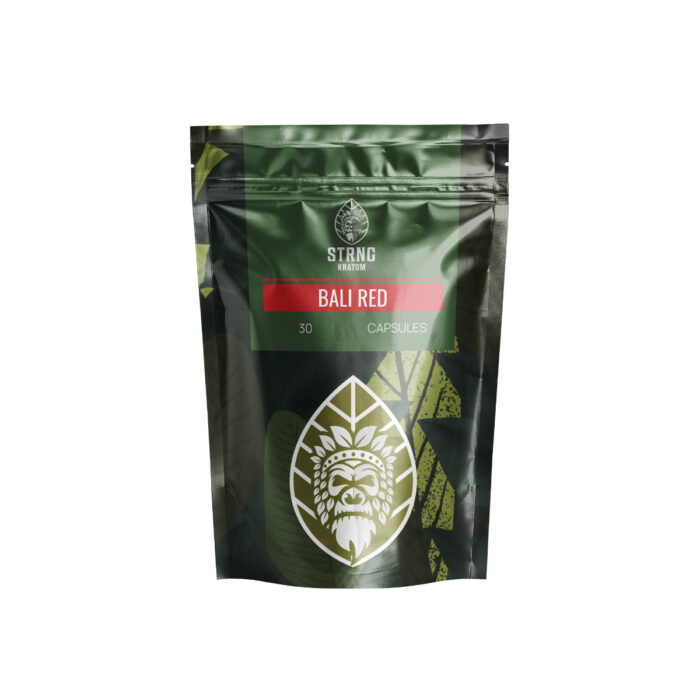 Strng Kratom Capsules Red Bali 30C