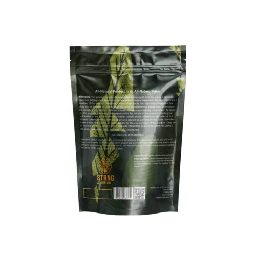 Strng Kratom Capsules Yellow Indo 30C Back