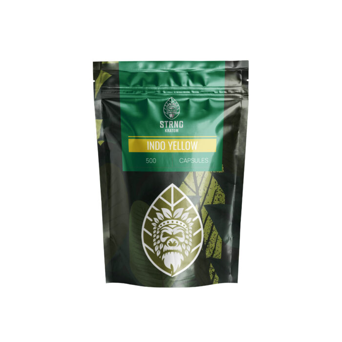 Strng Kratom Capsules Yellow Indo 500C